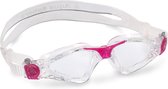 Aqua Sphere Kayenne - Zwembril - Volwassenen - Clear Lens - Transparant/Roze