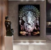 HQ Diamond Paintings Pakket – 30x40cm - VIERKANT - Ganesha Olifant – Hindoe – volledig dekkend - Diamant Schilderen – voor Volwassenen – Religie Hindoeisme -  paintings