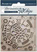 Stamperia Decorative Chips Gears and Clocks (SCB33)