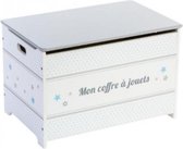 Atmosphera Créateur d'intérieur® | speelgoeddoos | grijs wit | 58x38x38 cm | storage box | opbergen opruimen opslagruimte