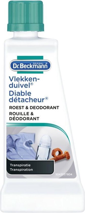 Smash hoogte Heer Dr. Beckmann Vlekkenduivel Roest & Deodorant 50 ml | bol.com