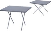 Campingtafel 60x80 cm Grijs