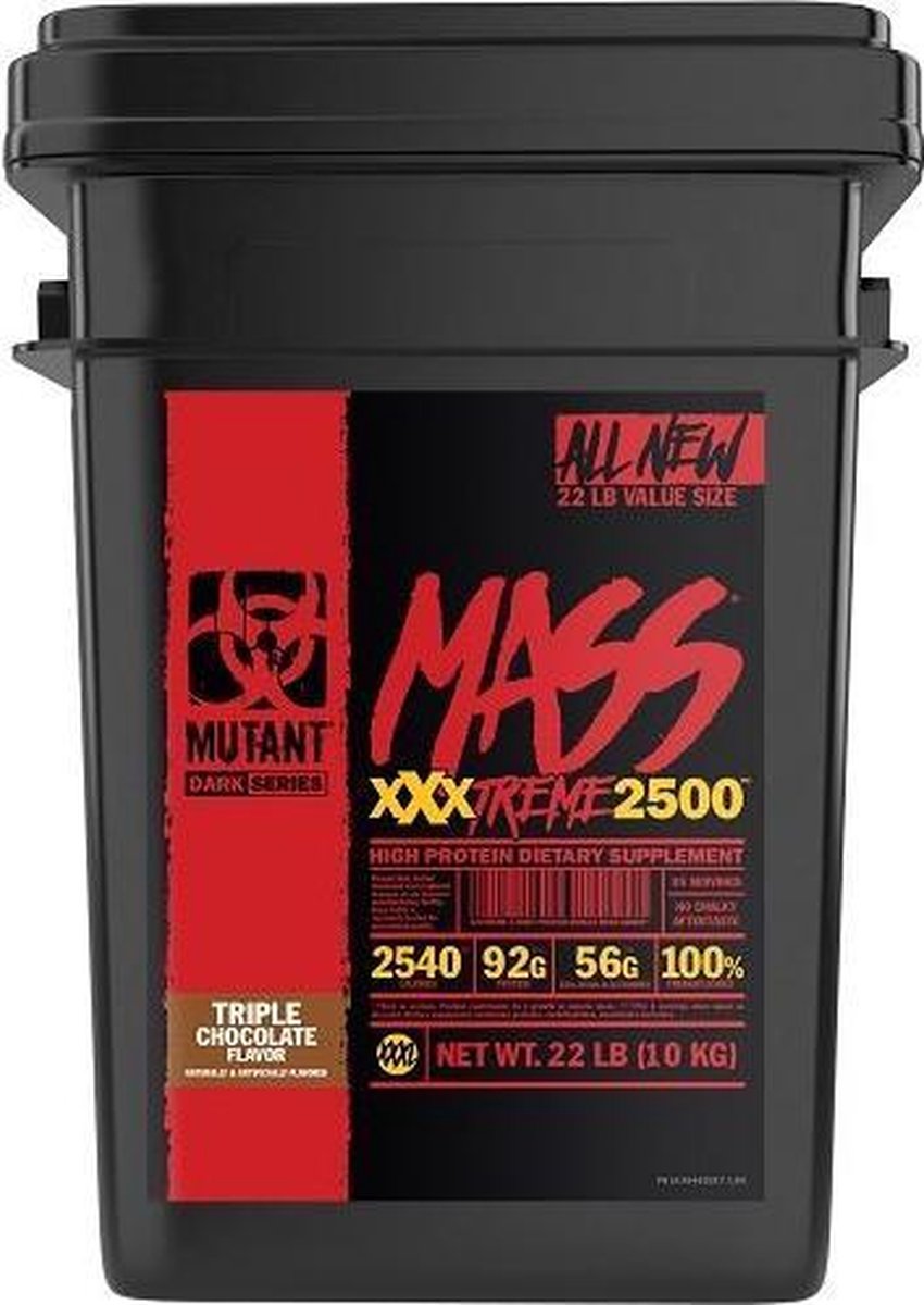 Mutant Mass XXXtreme 2500 (10kg) — Triple Chocolate