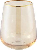 PTMD Kaylin Gold luster water glas