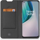 GSM Hoesje OnePlus Nord N10 5G Book Case met foto Tegels Kleur