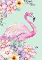 Lenks Diamond painting Flamingo 40 X 50cm ronde steentjes full paint Diamond Paint 040BV