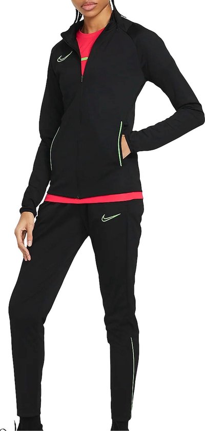 Treble Deuk Doodskaak Nike Trainingspak - Maat XS - Vrouwen - donker grijs/zwart | bol.com
