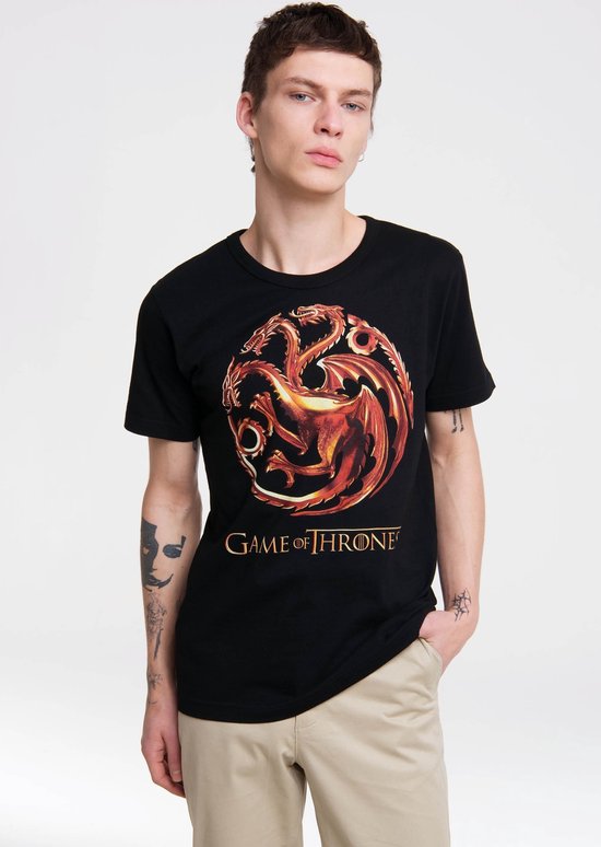 Game Of Thrones - Targaryen Dragons - Easyfit - black - Original licensed product