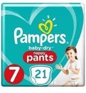 Pampers Baby Dry Pants Maat 7 -  21 Luierbroekjes
