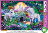 eurographics Unicorns in Fairy Land legpuzzel 500 stukjes