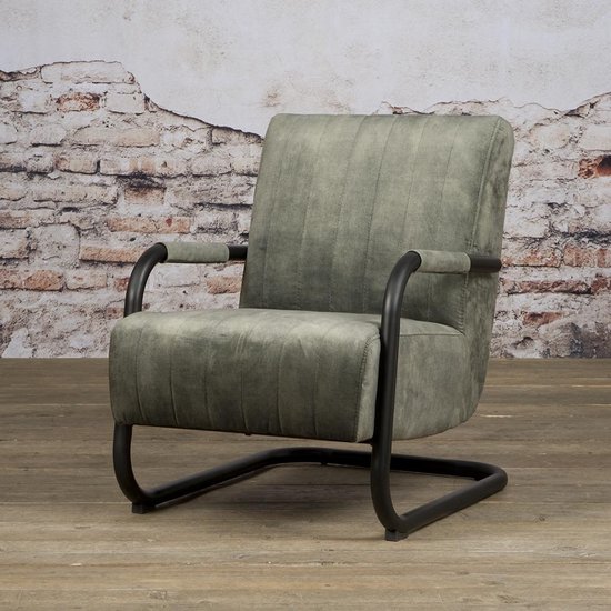 Fauteuil Riva Groen | Stof