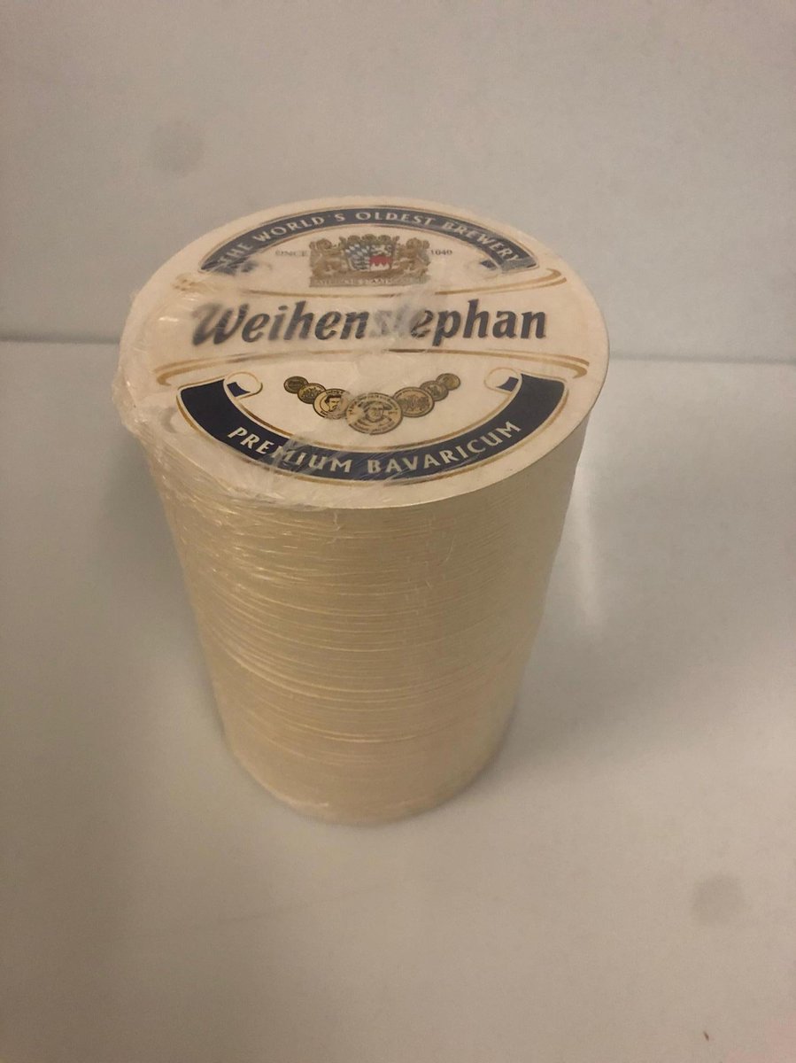 2x 100 Weihenstephaner bierviltjes biervilt bier viltjes vilt