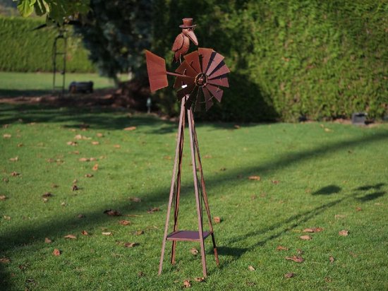 Bouchon de jardin corbeau - girouette - couleur rouille - 1,55 m de haut -  image de... | bol
