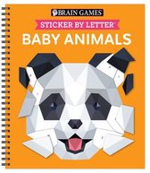 Brain Games - Sticker by Letter- Brain Games - Sticker by Letter: Baby Animals