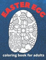 Easter egg coloring book for adults