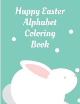 Happy Easter Alphabet Coloring Book