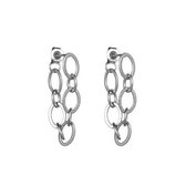 Go Dutch Label Oorbellen Chain Ketting Zilver E1359-1