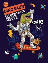 Dinosaur Coloring Book For Kids Ages 4-8