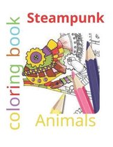 steampunk coloring book animals