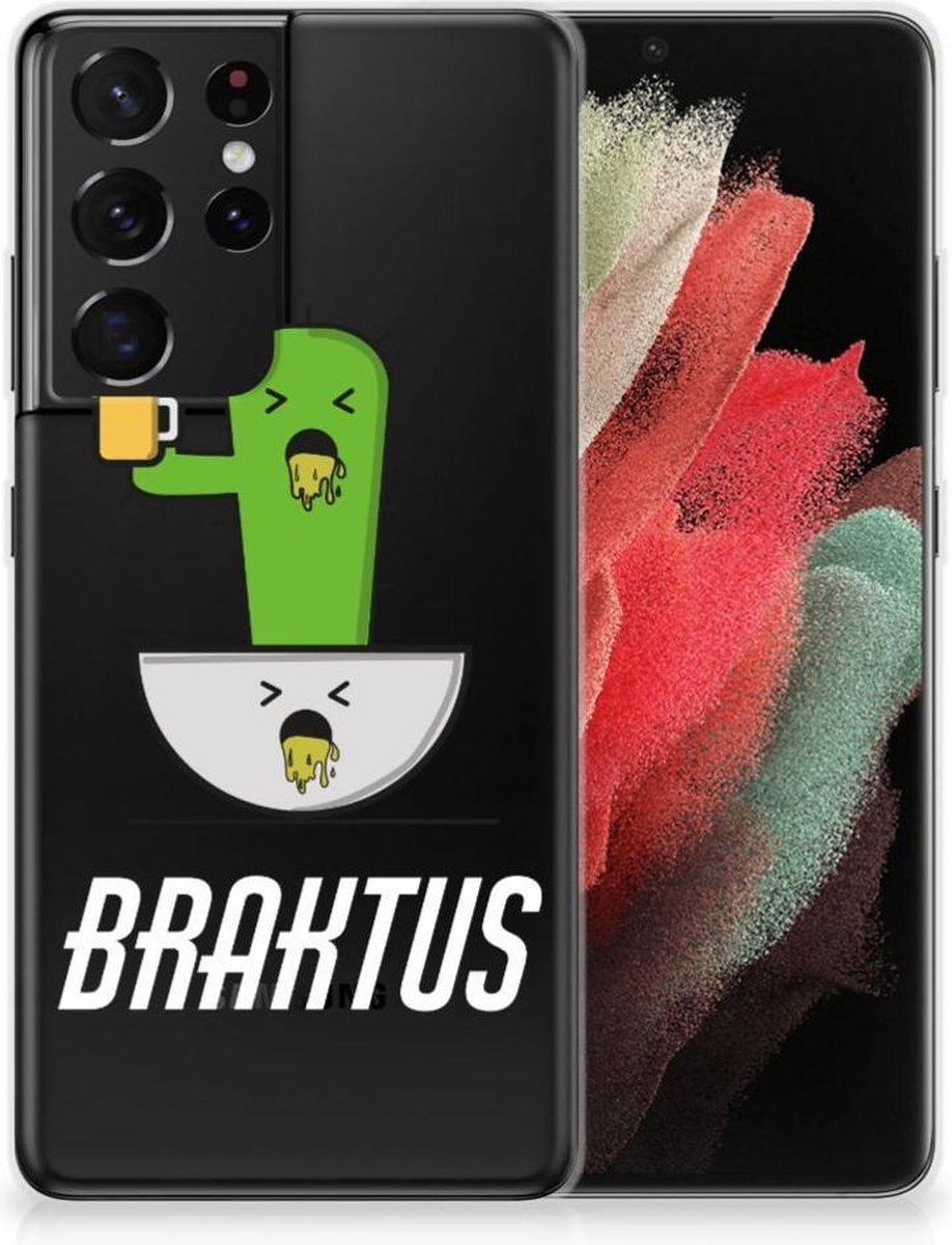 Samsung Galaxy S21 Ultra Telefoonhoesje met Naam Braktus