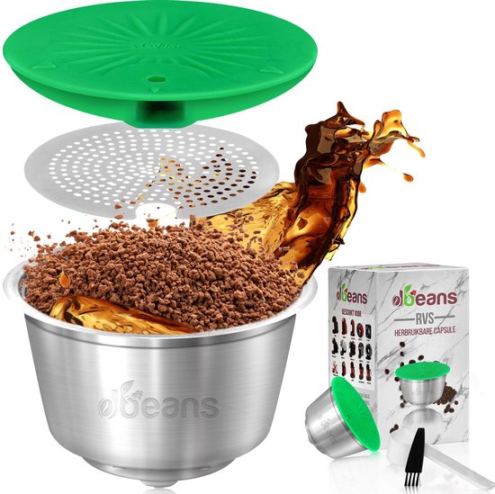 Hervulbare Koffiecup Dolce Gusto - Herbruikbare Cup voor Gemalen Koffie - Reusable Coffee Capsule