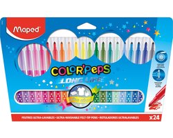 foto van Color'peps goed uitwasbare viltstift x 24
