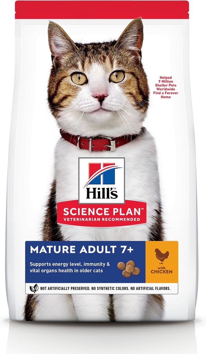 Hill's Science Plan Mature Adult 7+ Active Longevity met Kip - 7 kg