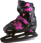 Roces - Jokey ice 2.0 - Verstelbare schaatsen - Maat 34-37 - Zwart - Roze - IJshockeyschaats voor kinderen