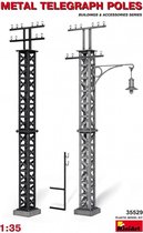 Miniart - Metal Telegraph Poles (Min35529) - modelbouwsets, hobbybouwspeelgoed voor kinderen, modelverf en accessoires