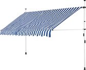 Detex klem luifel blauw/wit 350cm