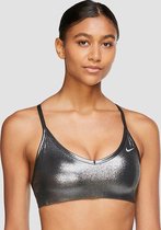 Nike Icon Clash Sportbeha Dames - Zilver - Maat M