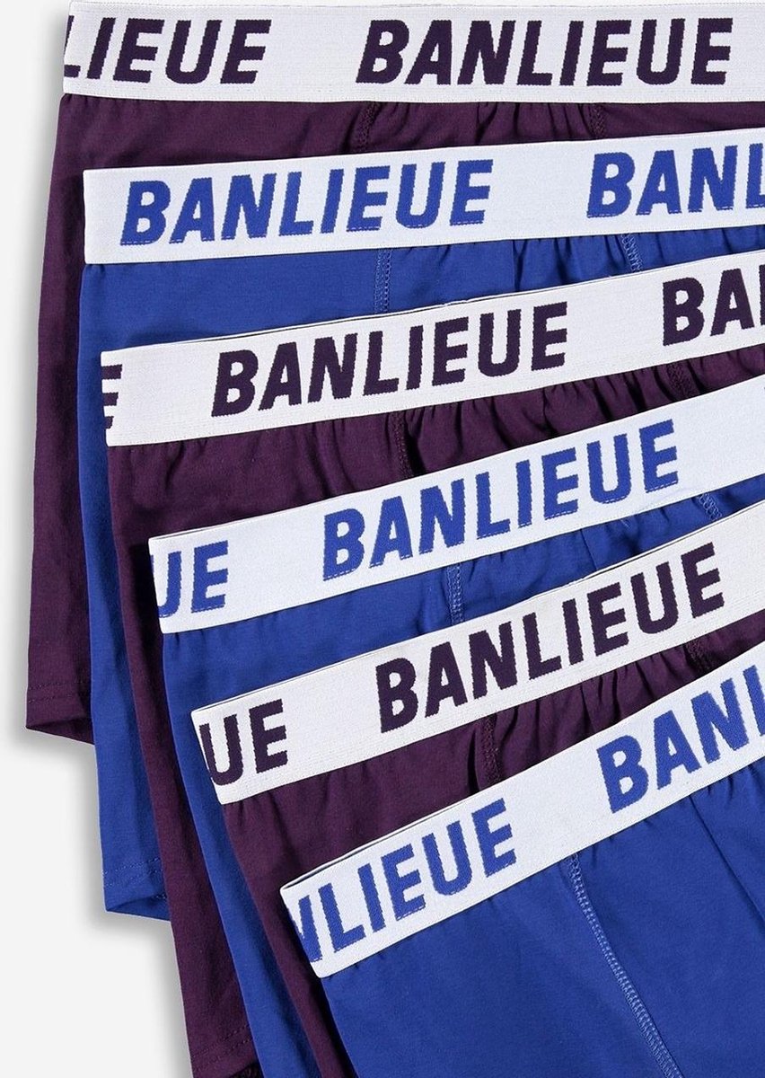 Clan de Banlieue Boxershort 2-Pack Blue/Purple - Banlieue Onderbroek -  Heren... | bol.com