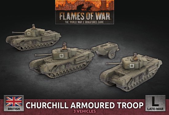 Afbeelding van het spel Flames of War: Churchill Armoured Troop
