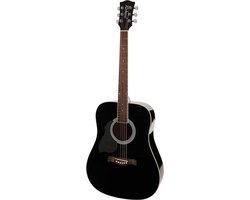 Akoestische gitaar Richwood Artist Series Dreadnought RD-12L-BK linkshandig