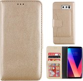 Wallet Case voor LG V30 - BookCase Goud