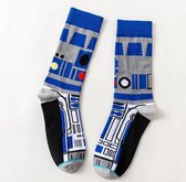 R2-D2 Robot Star Wars sokken - Dames Heren maat 40-46 - Onesize