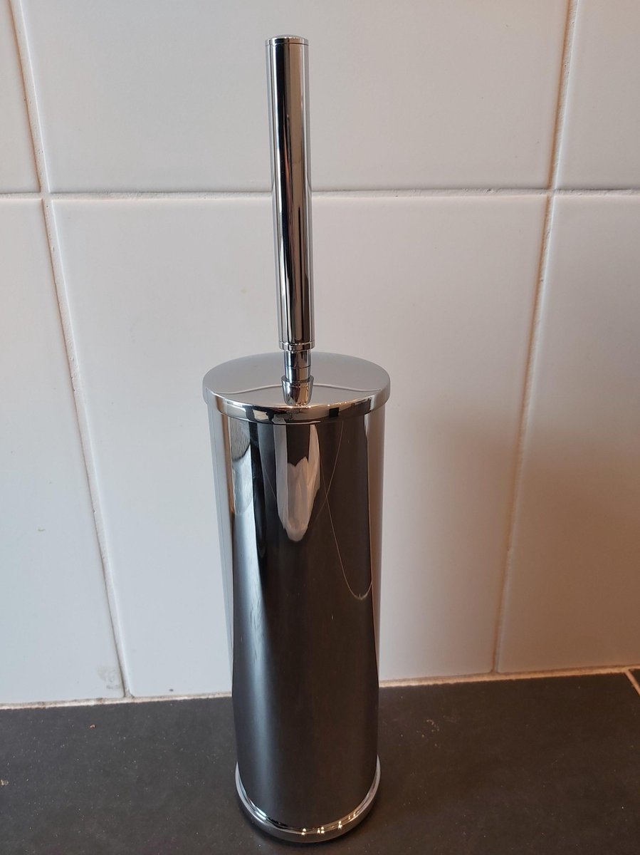 Toiletborstel RVS glans vrijstaand / WC Borstel