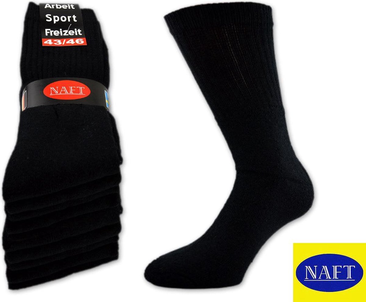 Sport sokken 10 pak zwart 43-46 - GreatGardenPosters