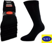 Sport sokken 10 pak zwart 43-46