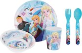 Disney Frozen Serviesset + Bestekset - 5-delig - melamine