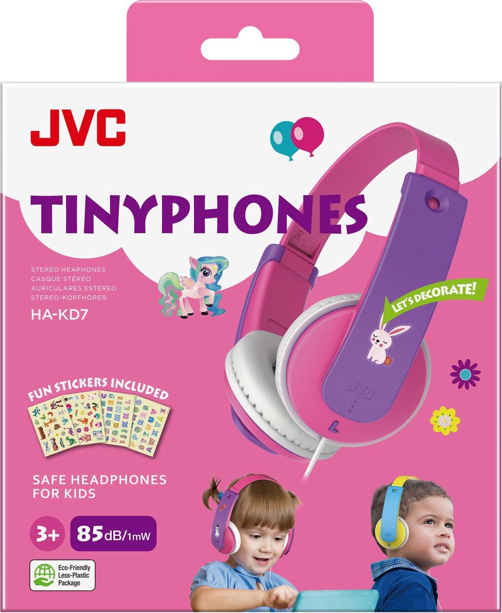 Où Trouver Casque Audio JVC HAKD7 Avec Fil 85dB HiFi Enfant Rouge