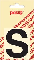 Pickup plakletter Helvetica 60 mm - zwart S