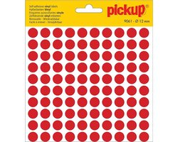 Pickup Stippen vinyl 12 mm rood - 9061