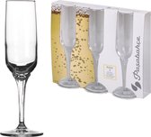 Paşabahçe Champagneglazen KAYLA, 3-delige set