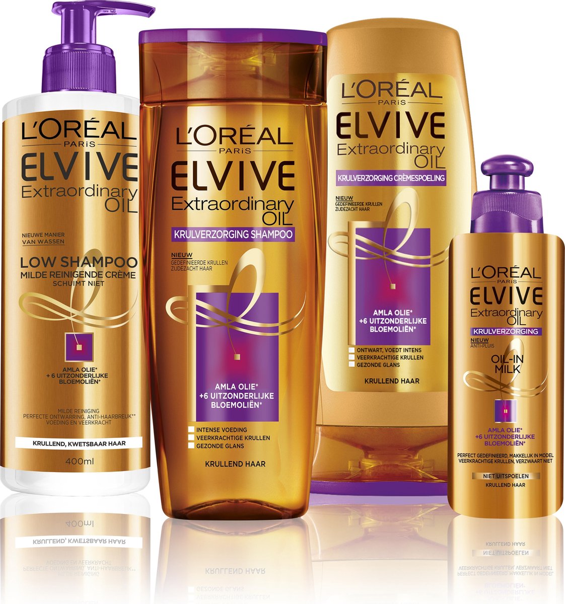 L'Oréal Paris Elvive Extraordinary Oil Krulverzorging - 400ml Low Shampoo | bol.com