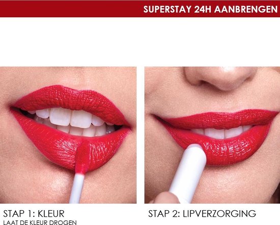 Maybelline SuperStay 24H - 130 Pinking of you - Roze - Lippenstift