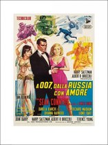Pyramid James Bond From Russia with love Sketches Kunstdruk 60x80cm Poster - 60x80cm