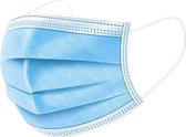 Hoco - Wegwerp mondmasker, 3 lagen, 50 stuks (blauw / wit)