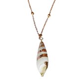 Boho Ketting Goud Schelp Collier - Dames - Lieve Jewels