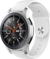 Vantage M / Grit X silicone band - wit - Geschikt voor Polar - 22mm - Horlogeband Armband Polsband